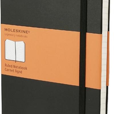 Imagem ilustrativa - Bloco Moleskine A5 capa dura pautado