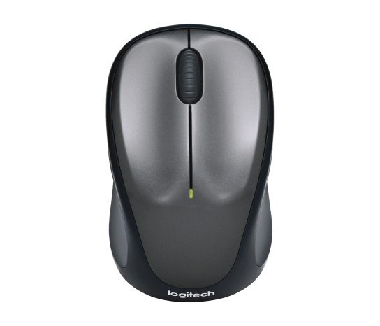 MOUSE LOGITECH M235 1000DPI WIRELESS PRETO FOSCO*